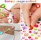 Gem Stickers – 12 Sheets Self-Adhesive Rhinestone Stickers in Multiple Shapes and Sizes, Ideal for Makeup, DIY Projects, and Craft Decorations (Antique)